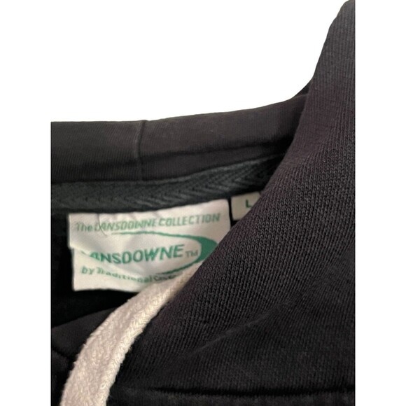 Ireland Hoodie Blue Shield Crest Logo Graphic Lansdowne Sweatshirt Eire Large - Picture 3 of 8